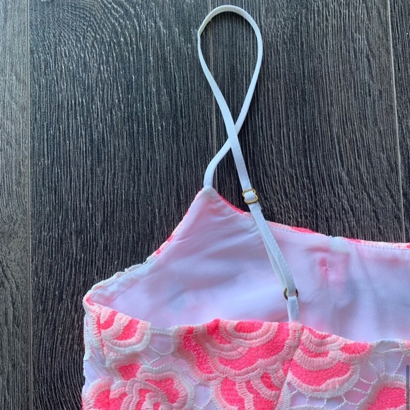 Lilly Pulitzer Beth Rose Lace Slip Dress - Picture 12 of 14